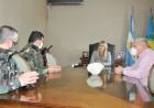 La intendenta se reunió con las autoridades de la Policía Rural