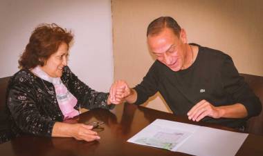 Arrieta y Fassi se reunieron con instituciones de Ruta 3