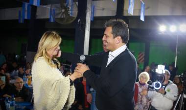 Marisa Fassi recibió a Sergio Massa en plena campaña de las PASO