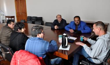 Reunión de trabajo con bomberos de Alejandro Petión