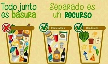Campaña de concientización para que los vecinos realicen la separación de sus residuos