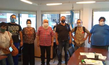 Reunión entre la Mesa Gremial 19 y 20 UTEP y el secretario de Economía Popular Emilio Persico