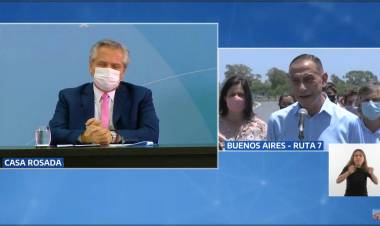 Arrieta participó de la presentación de Obras para todo el país