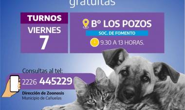 Campaña de vacunación y castración animal en Los Pozos