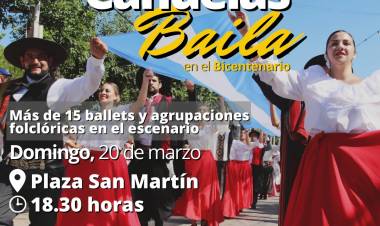 Cañuelas Baila en la Plaza San Martín​
