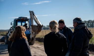 LA INTENDENTA MARISA FASSI SUPERVISÓ TRABAJOS EN LAS LOCALIDADES DE VICENTE CASARES Y EL TALADRO