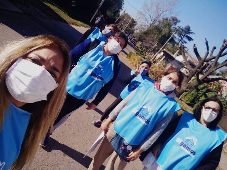 Vacunación y relevamiento territorial en San Esteban