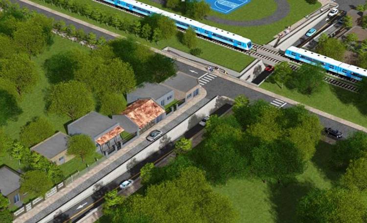 Comienza a ejecutarse la obra del bajo a nivel de calle Azcuénaga