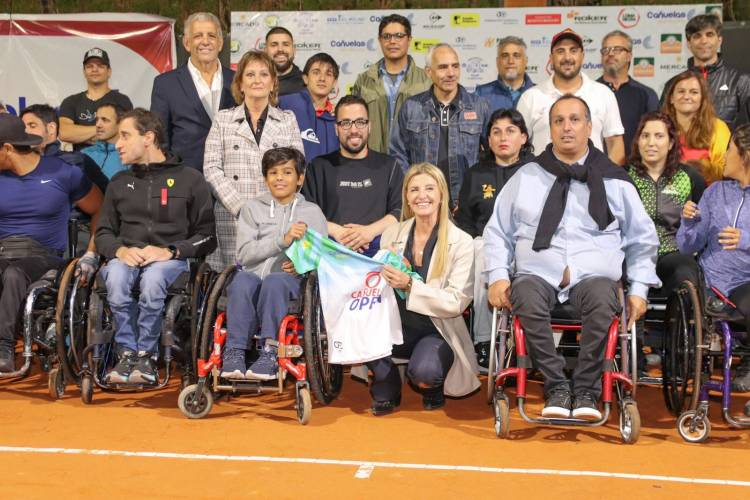 Comenzó a disputarse el Torneo Internacional de Tenis Adaptado "Cañuelas Open"