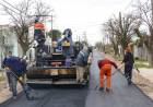 Avance progresivo de las obras de asfalto y desagües