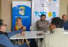 Marisa, con educadores