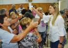 La intendenta comenzó el año con abuelos y abuelas
