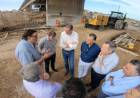 Arrieta supervisó desde el territorio la habilitación del puente sobre el Río Salado