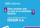 La Oficina Municipal de Información al Consumidor informa cómo reclamarle a Edesur