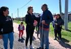 Marisa Fassi encabezó un operativo de limpieza en La Unión