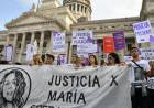 Se realizó el #NiUnaMenos con el recuerdo de María Speratti 