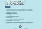 CONVOCATORIA A PROVEEDORES DEL CONSEJO ESCOLAR