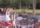 Batalla campal por una interna entre barras del Club Cañuelas