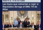 Derogar el DNU 70 no restituye las leyes anteriores: qué pasaría con alquileres, salud y comercio exterior