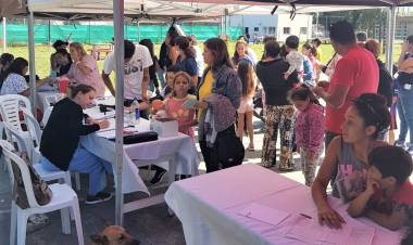 Aumentó la cantidad de personas que acudieron al Operativo de salud móvil en el Barrio Libertad