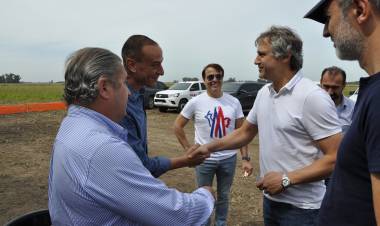 Presentación de avance de obra y recorrida en el predio del Mercado de Hacienda