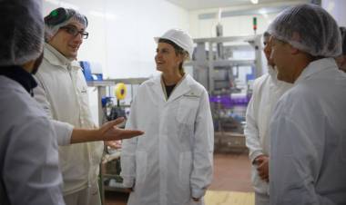 Marisa visitó el Parque Industrial de Cañuelas