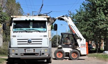 Avances en las tareas de recomposición vial e higiene urbana