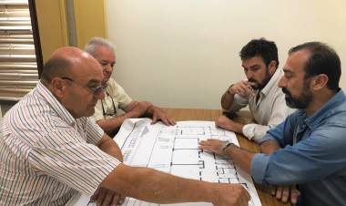 Progresan las obras para crear una escuela secundaria con oficios en Máximo Paz