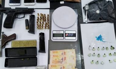 Espectacular operativo antidrogas en la madrugada de Cañuelas