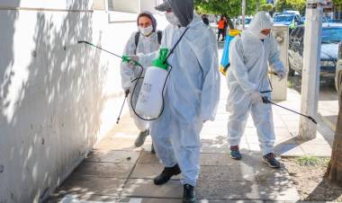 Múltiples tareas de limpieza y desinfección