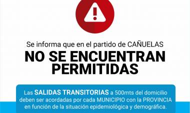 Prohíben las salidas de esparcimiento