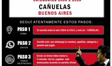 Prueba virtual del fútbol infanto-juvenil de River