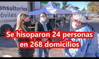 COVID-19: El operativo DetectAR llegó a 268 hogares en Uribelarrea y el jueves se totaliza a su población