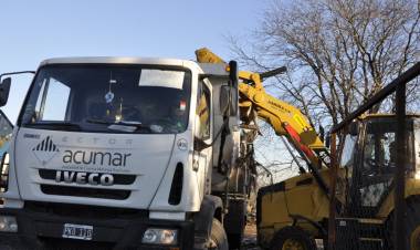 Se iniciaron las tareas de saneamiento en el Ecopunto