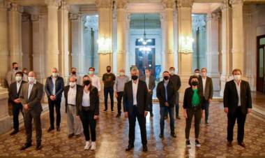 Los mandatarios de la Tercera Sección se reunieron con el ministro Jorge Ferraresi