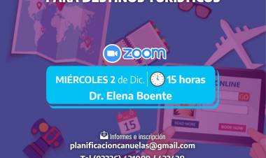 Capacitaciones virtuales para trabajadoras, trabajadores y estudiantes hoteleros y gastronómicos