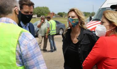  Iniciaron una simulación de dársena en el cruce de Uruguay y R05