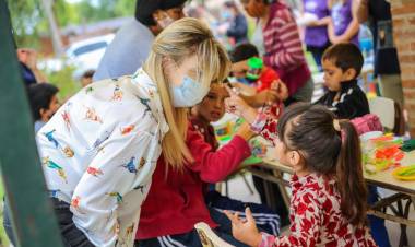 Marisa Fassi visitó la Casa de la Mujer de Máximo Paz