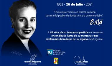 Homenaje del Partido Justicialista de Cañuelas