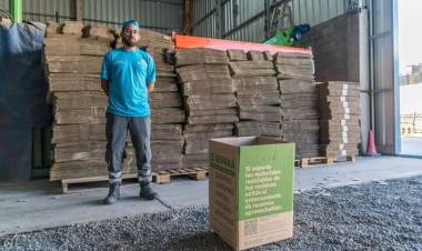 Reciclaje: Acumar entregó cestos para promover la separación de origen en Buenos Aires