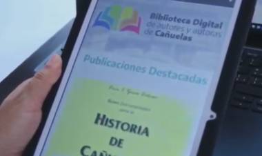 INAUGURARON LA BIBLIOTECA DIGITAL DE AUTORES Y AUTORAS CAÑUELENSES