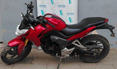 Recuperaron en Cañuelas una moto robada en Lobos