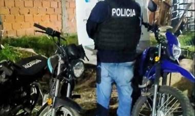  Recuperan una moto robada en Cañuelas en una vivienda de Tristán Suárez