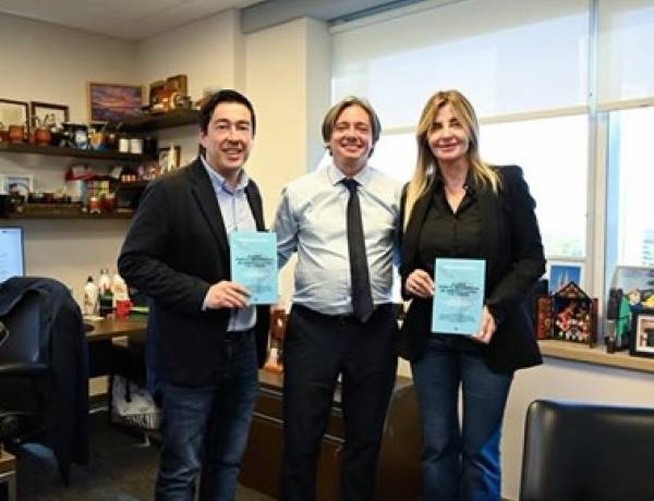 Encuentro de trabajo entre Marisa Fassi y Christian Asinelli