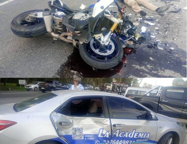 Se salvaron de milagro luego de un impactante choque contra un remis