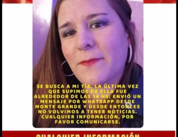 Desesperada búsqueda de una vecina de Máximo Paz: 