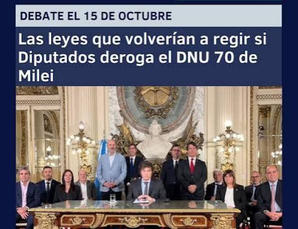 Derogar el DNU 70 no restituye las leyes anteriores: qué pasaría con alquileres, salud y comercio exterior