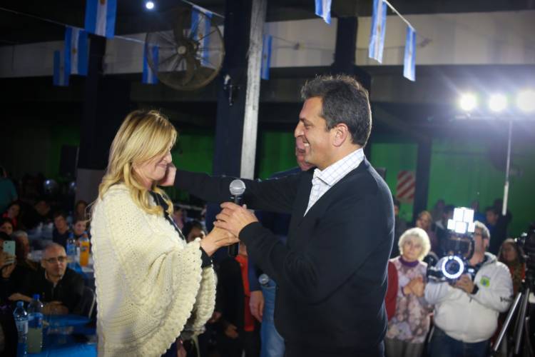 Marisa Fassi recibió a Sergio Massa en plena campaña de las PASO