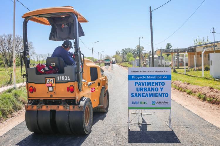 Avanzan las obras de Máximo Paz