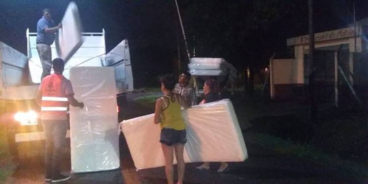 Asistencia municipal por el intenso temporal